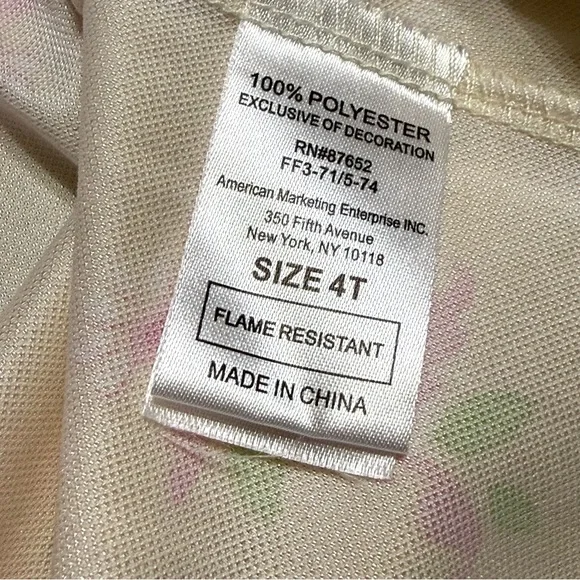 Disney Belle Princess Nightgown 4T EUC - Picture 8 of 10